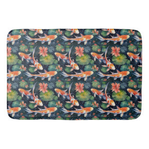 Koi Pond Bath Mat
