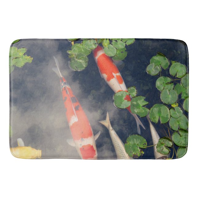 Koi Pond Bathroom Mat (Front)