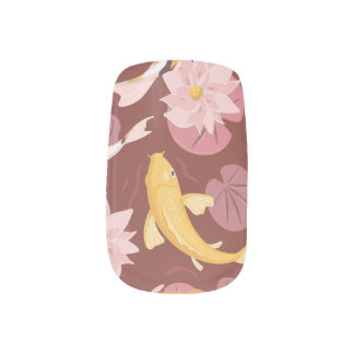 Koi Pond Bliss Press On Nails Minx Nail Art