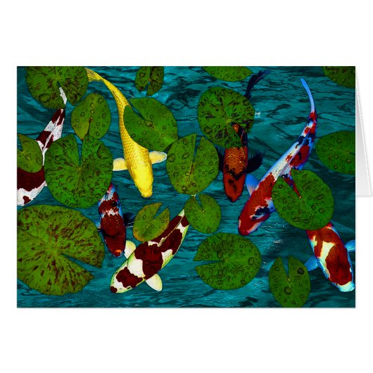 KOI POND CARDS (Front Horizontal)