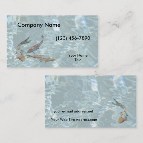 Koi Business Card Templates