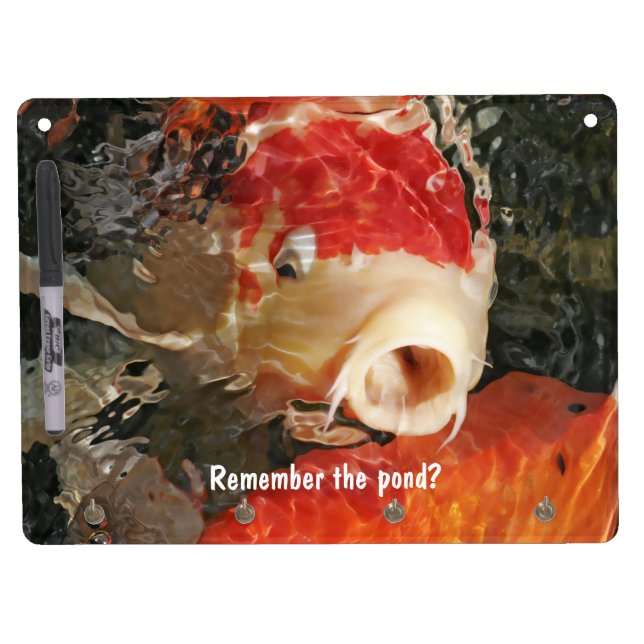Koi Pond Dry Erase Message Boards (Front)