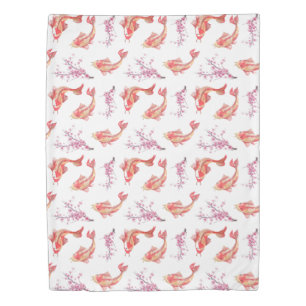 Koi Pond Duvet Cover