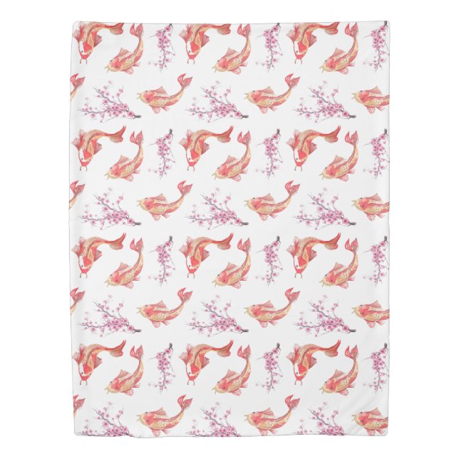 Koi Pond Duvet Cover (Front)