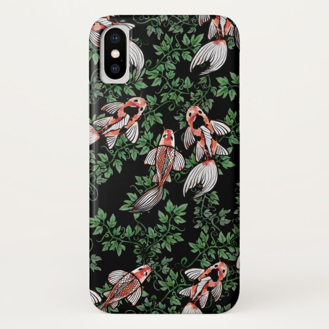 Koi Pond Fish Artwork                              Case-Mate iPhone Case (Back)