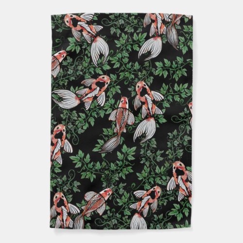 Koi Pond Fish Artwork                              Garden Flag