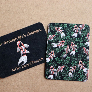 Koi Pond Fish Artwork                              Note Card