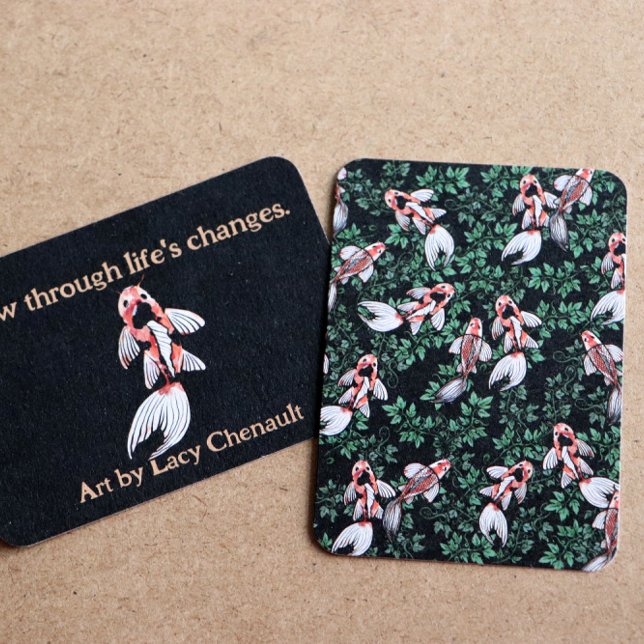 Koi Pond Fish Artwork                              Note Card (Creator Uploaded)