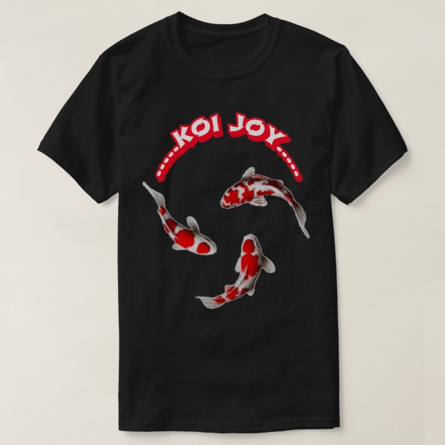 Koi Pond Japanese Fish T-Shirt (Design Front)