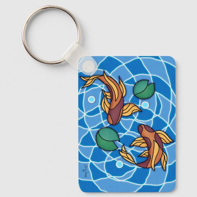 Koi Pond Keychain (Front)