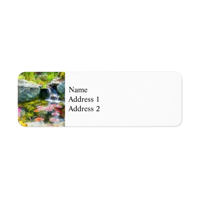 Koi Pond Label (Front)