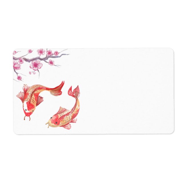 Koi Pond Label (Front)