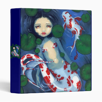 Koi Pond Mermaid Binder