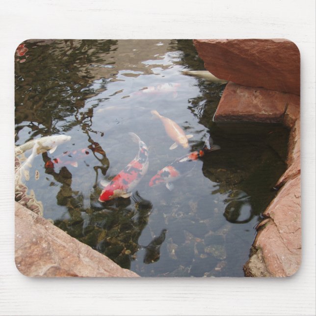 Koi Pond Mouse Pad (Front)
