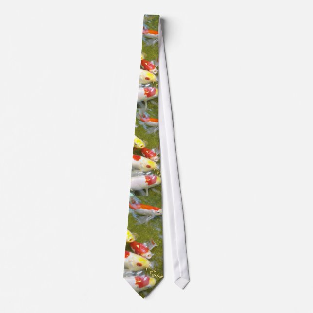Koi pond neck tie (Front)