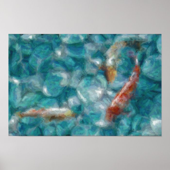 Koi Pond Poster