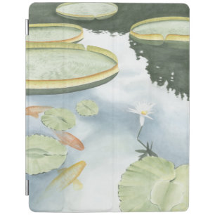 Koi Pond Reflection with Fish and Lilies iPad Smart Cover