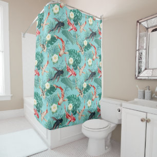 Koi Pond Shower Curtain