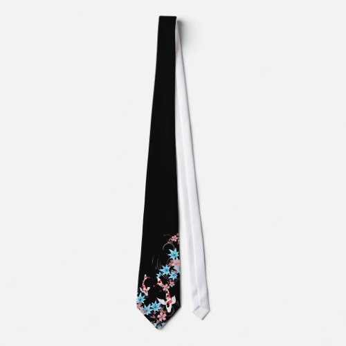 Koi Pond _ Spring _ Japanese Design Tie