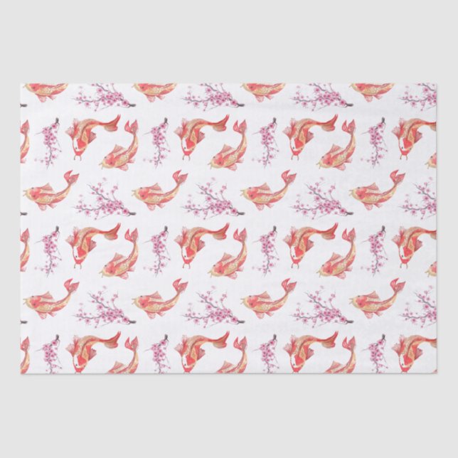 Koi Pond Tissue Paper (Front)