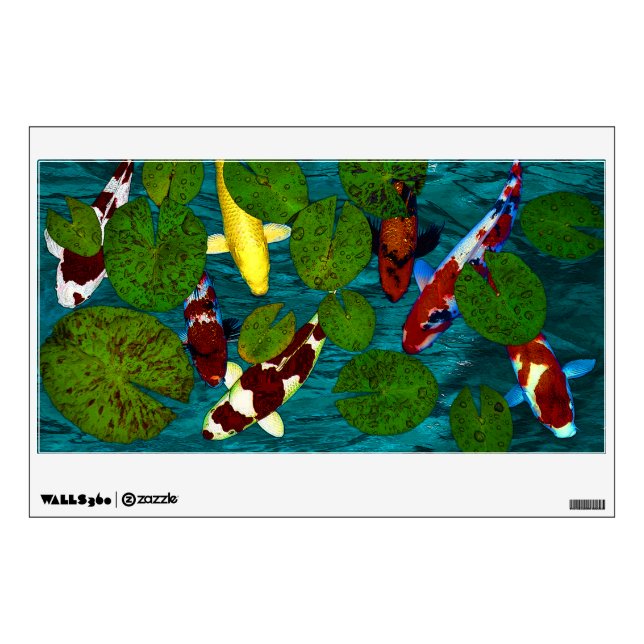 KOI POND Wall Decal (Front)