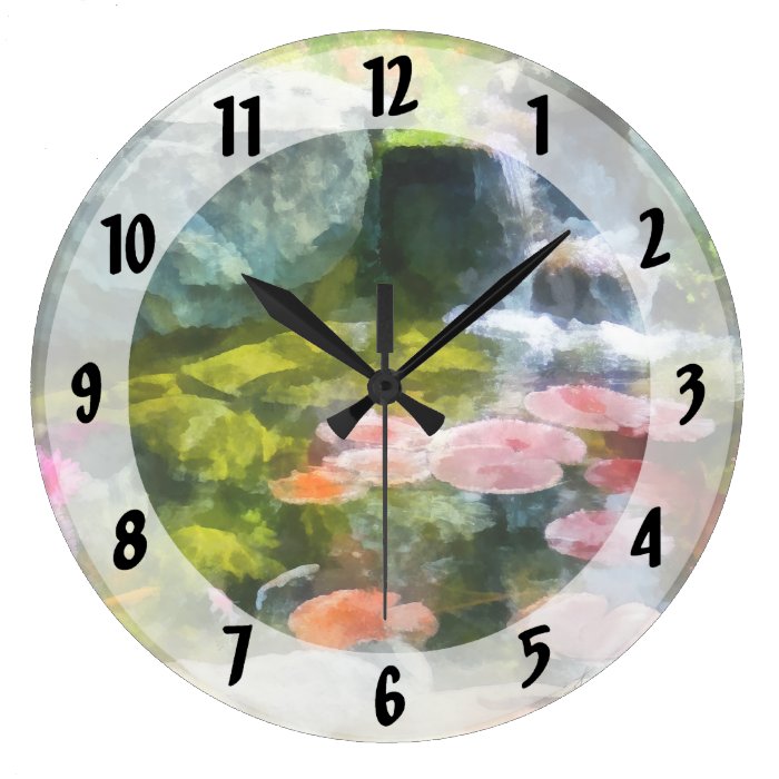 Koi Pond Wallclocks