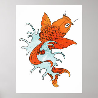 Japanese Koi Art & Framed Artwork | Zazzle