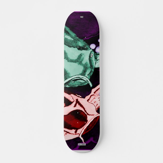 Koi (Psychedelic) Skateboard Deck (Front)