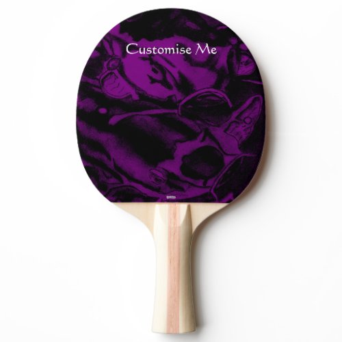 Koi (Purple) Ping-Pong Paddle