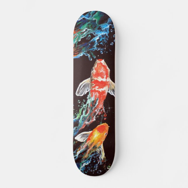 Koi Skateboard Deck (Front)