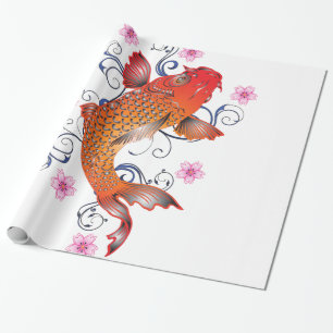 Koi Style Wrapping Paper