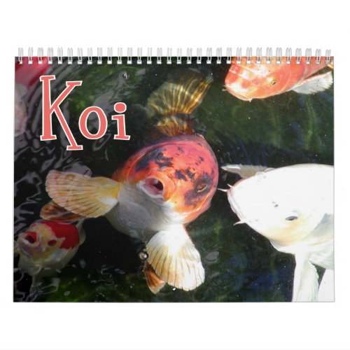 Koi Wall Calendar