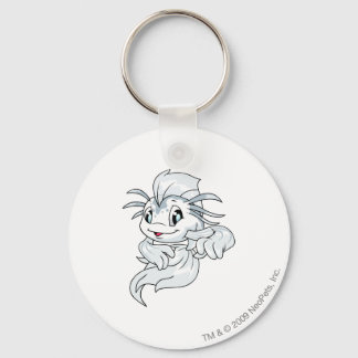 Koi White Keychain