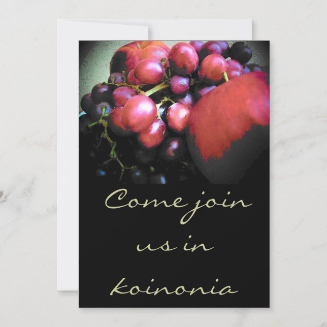 koinonia  invite (Front)