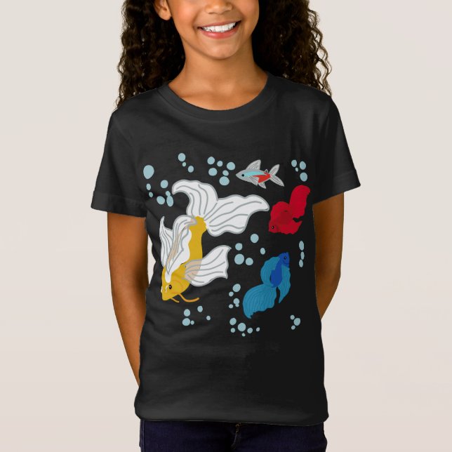 Koi's and Bettas T-Shirt (Front)