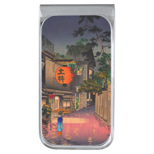 Koitsu - Evening at Ushigome Silver Finish Money Clip