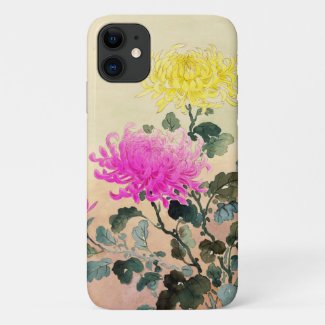 Koitsu Tsuchiya Chrysanthemum japanese flowers art Case-Mate iPhone Case