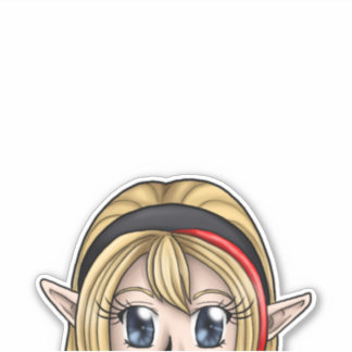 Kojika Peeking Decal