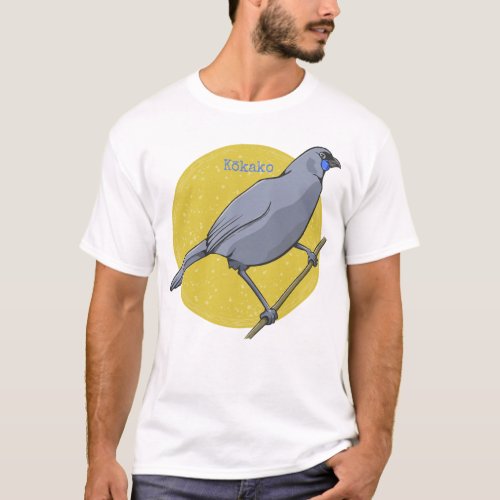 Kokako Nz Bird T_Shirt