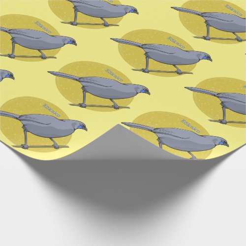 Kokako Nz Bird Wrapping Paper