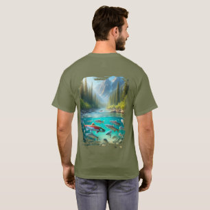 Kokanee Salmon Pine Stream T-Shirt