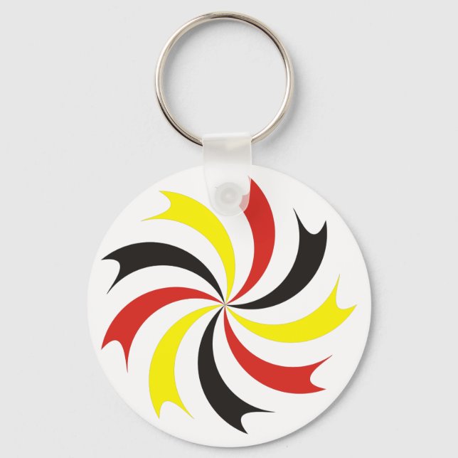 Kokarde cockade Deutschland Germany Keychain (Front)