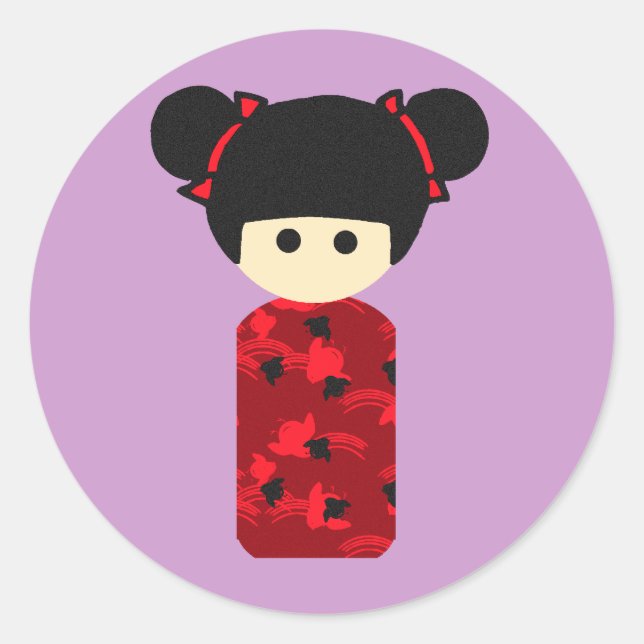 Kokeshi Bright Sticker (Front)