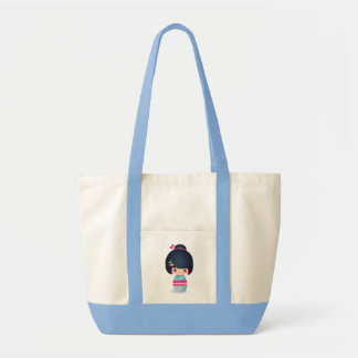 Kokeshi Cherry Tote Bag