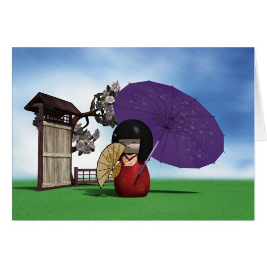 Kokeshi Doll (Front Horizontal)