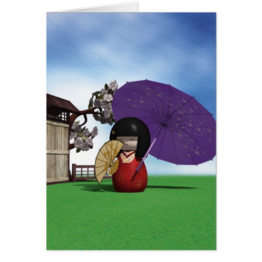 Kokeshi Doll Cards (Front)