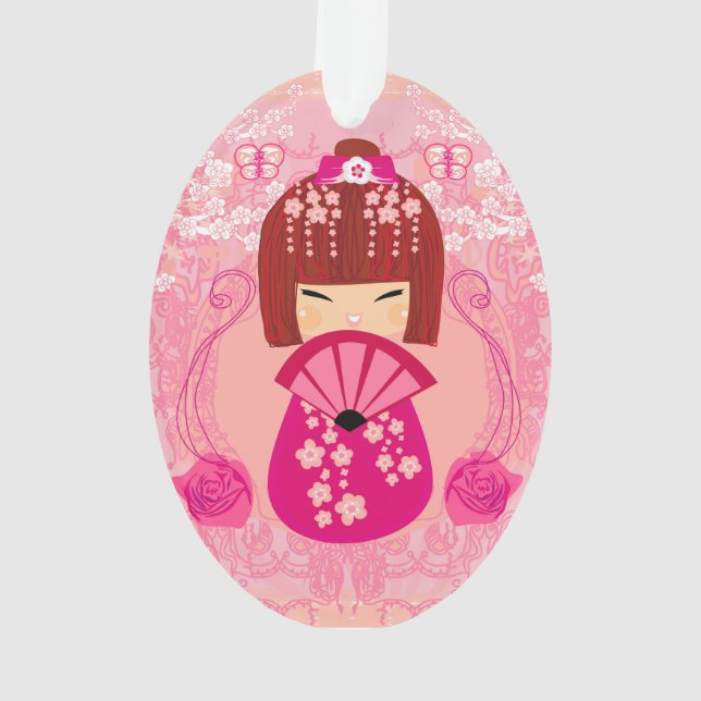 Kokeshi doll decoration (Back)