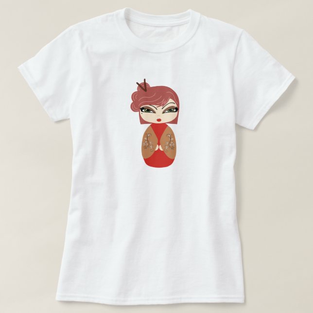Kokeshi Doll Women's T-Shirt (Design Front)