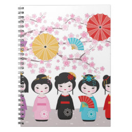 Kokeshi Dolls Notebook