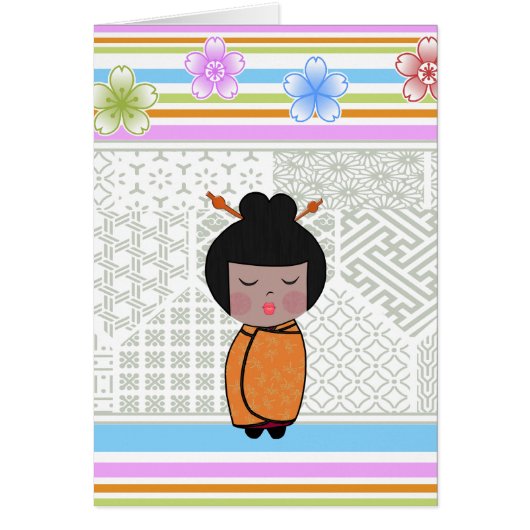 kokeshi dragonflies cards (Front)